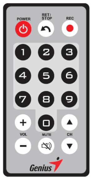 GENUIS TVGO DVB-T02Q MCE - The multi-functional remote controller - 1