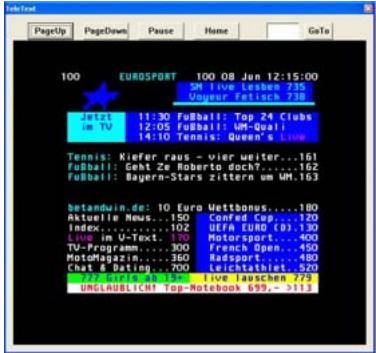GENUIS TVGO DVB-T02Q MCE - Teletext - 1