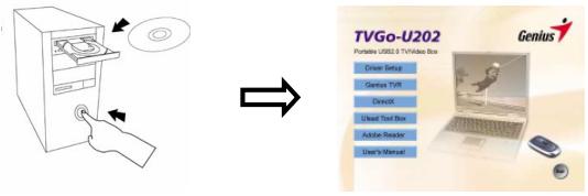 GENUIS TVGO-U202 - Software installation - 2