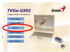 GENUIS TVGO-U202 - Software installation - 3