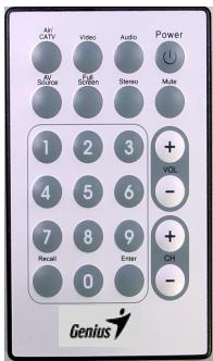 GENUIS TVGO-U202 - Remote Control - 1