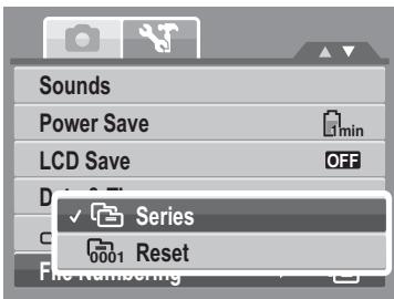 GENUIS V1200 - Setting File Numbering - 5