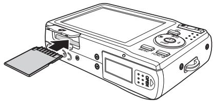 GENUIS V1200 - Inserting an SD/SDHC Memory Card - 2