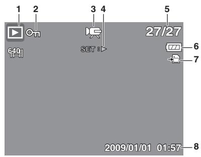 GENUIS V1200 - Playback Mode Screen Layout - 2