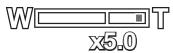 GENUIS V1200 - To adjusts the digital zoom: - 1