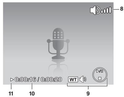 GENUIS V1200 - Playback Mode Screen Layout - 5