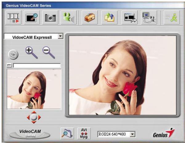 GENUIS VIDEOCAM EXPRESSII - Function description for the major icon - 1