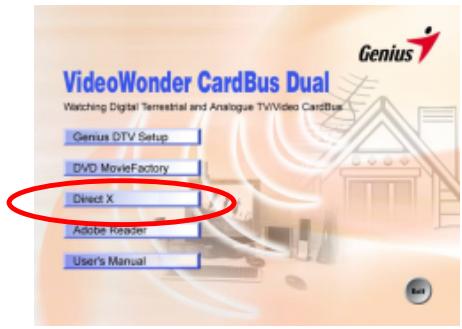 GENUIS VIDEOWONDER CARDBUS DUAL - DirectX - 4