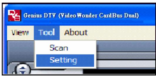 GENUIS VIDEOWONDER CARDBUS DUAL - Scanning for TV Channels (Digital) - 1