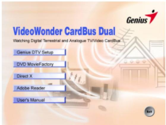 GENUIS VIDEOWONDER CARDBUS DUAL - DirectX - 1