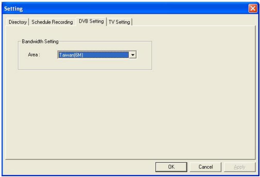 GENUIS VIDEOWONDER CARDBUS DUAL - DVB Settings - 1