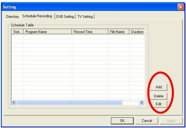GENUIS VIDEOWONDER CARDBUS DUAL - Schedule Recording - 1