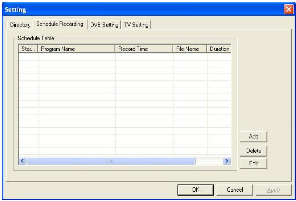 GENUIS VIDEOWONDER CARDBUS DUAL - Schedule Recording - 1