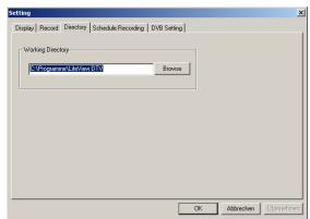 GENUIS VIDEOWONDER DVB - Directory Settings - 1