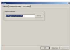 GENUIS VIDEOWONDER DVB - Directory Settings - 1