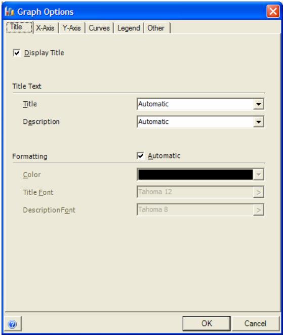 PALISADE EVOLVER 5.5 - Graph Options Dialog - 1