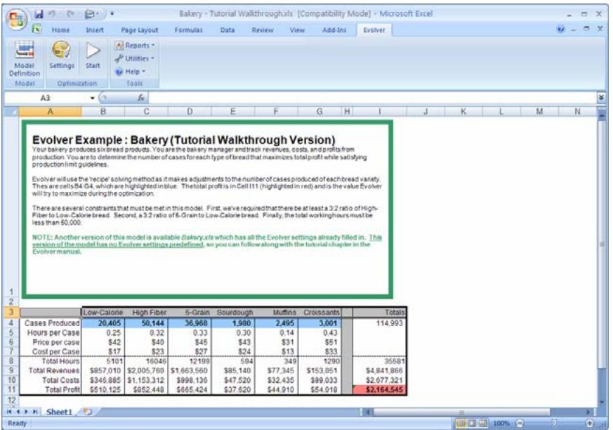 PALISADE EVOLVER 5.5 - Starting Evolver - 2