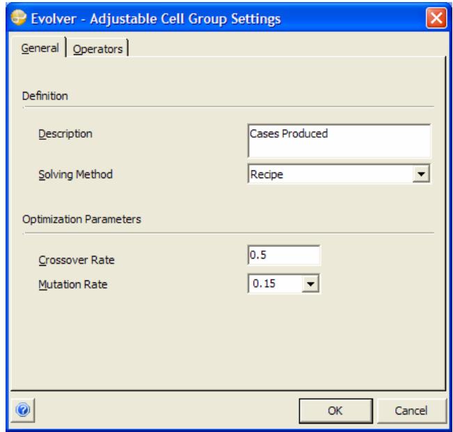 PALISADE EVOLVER 5.5 - Selecting a Solving Method - 1