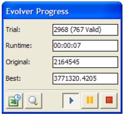 PALISADE EVOLVER 5.5 - Running the Optimization - 1