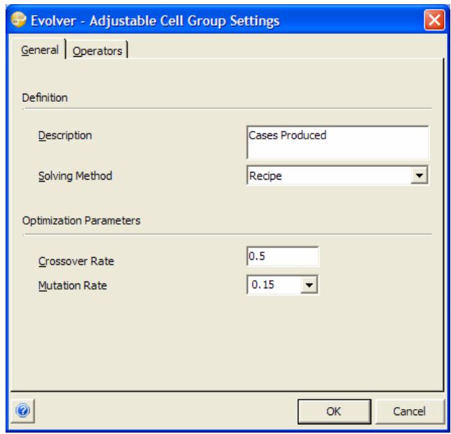 PALISADE EVOLVER 5.5 - Adjustable Cell Groups - 1