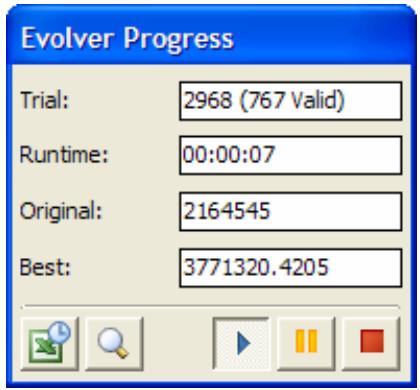 PALISADE EVOLVER 5.5 - Starts an optimization - 1