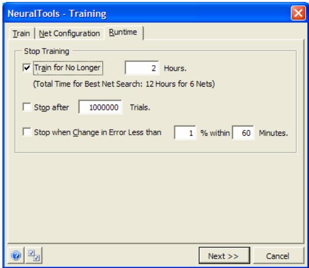 PALISADE NEURALTOOLS 5.5 - Runtime Tab - 1