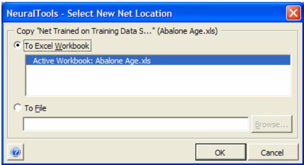 PALISADE NEURALTOOLS 5.5 - Allows the copying, moving and deletion of trained neural networks - 2