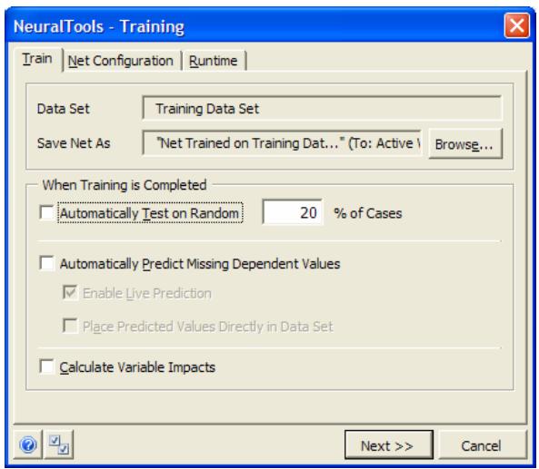 PALISADE NEURALTOOLS 5.5 - Training a Neural Network - 1