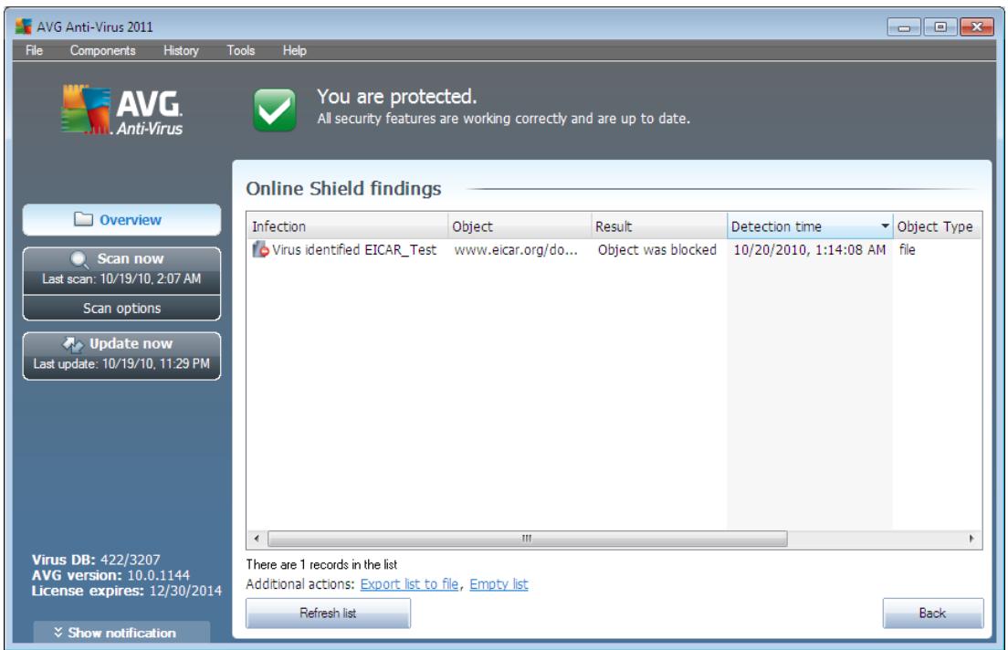 GRISOFT ANTI-VIRUS 2011 - Online Shield Detection - 2