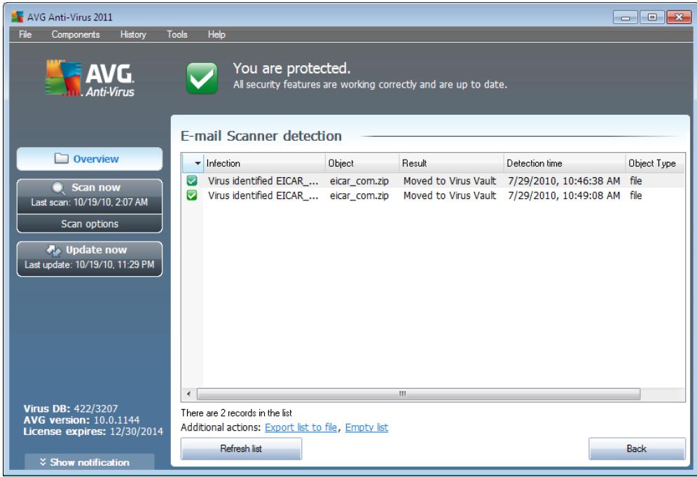 GRISOFT ANTI-VIRUS 2011 - E-mail Scanner Detection - 1