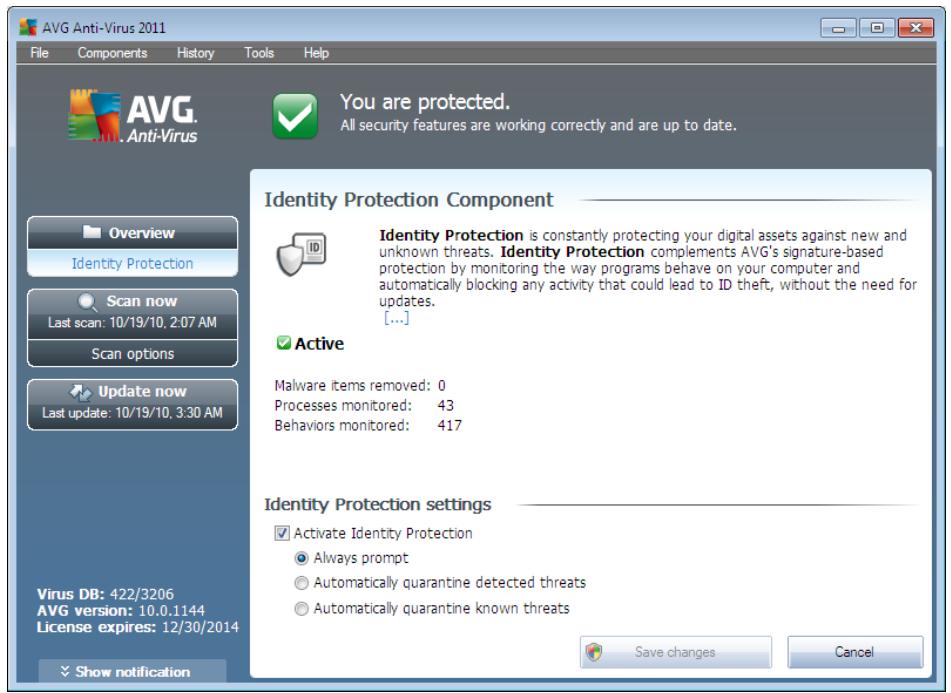 GRISOFT ANTI-VIRUS 2011 - ID Protection Interface - 1