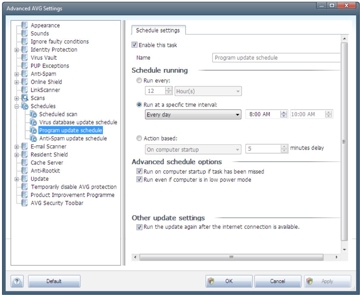 GRISOFT ANTI-VIRUS 2011 - Program Update Schedule - 1