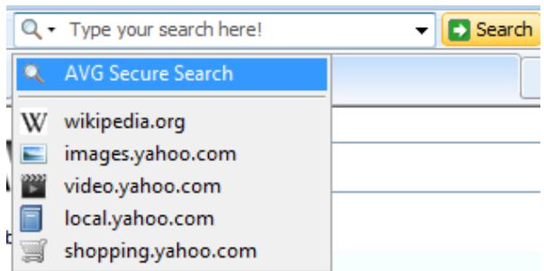 GRISOFT ANTI-VIRUS 2011 - AVG Secure Search powered search box - 1