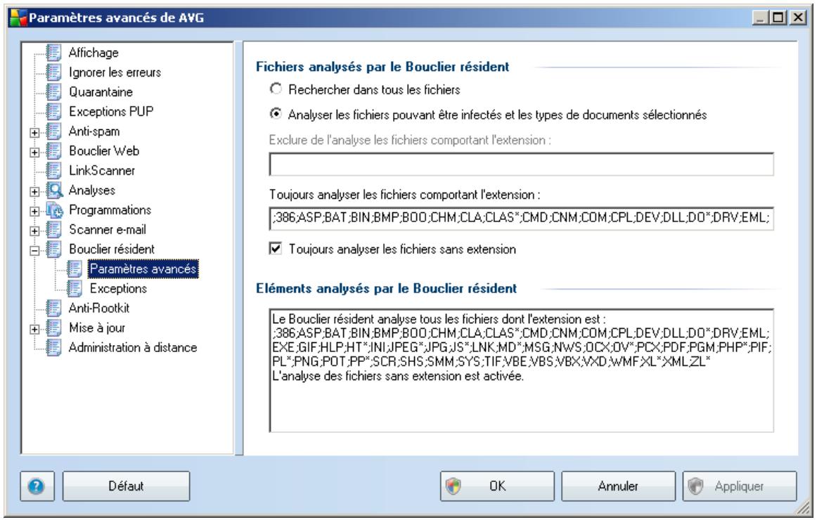 GRISOFT AVG 8.5 FILE SERVER - Paramètres avancés - 1