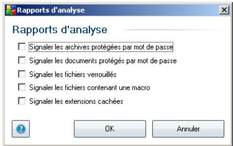 GRISOFT AVG 8.5 FILE SERVER - Définir des rapports d'analyse supplémentaires... - 1