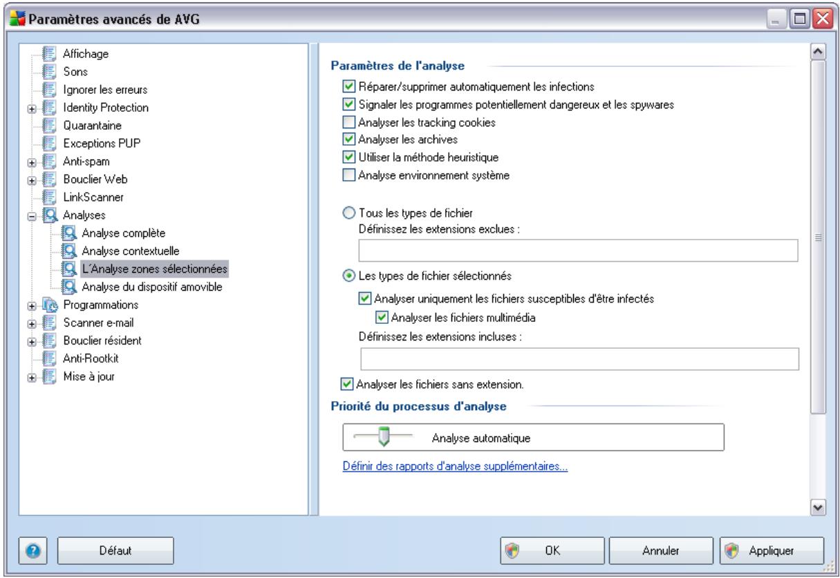 GRISOFT AVG 9 ANTI-VIRUS - Analyse zones sélectionnées - 1