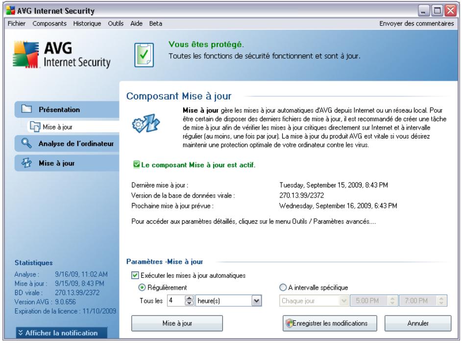 GRISOFT AVG 9 ANTI-VIRUS - Interface du composant mise à jour - 1