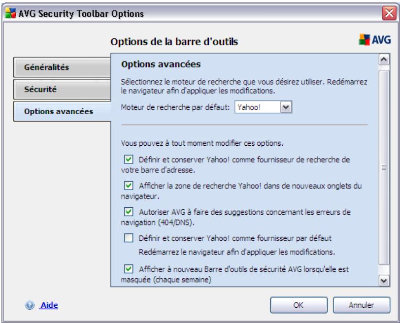 GRISOFT AVG 9 ANTI-VIRUS - Options avancées - 1