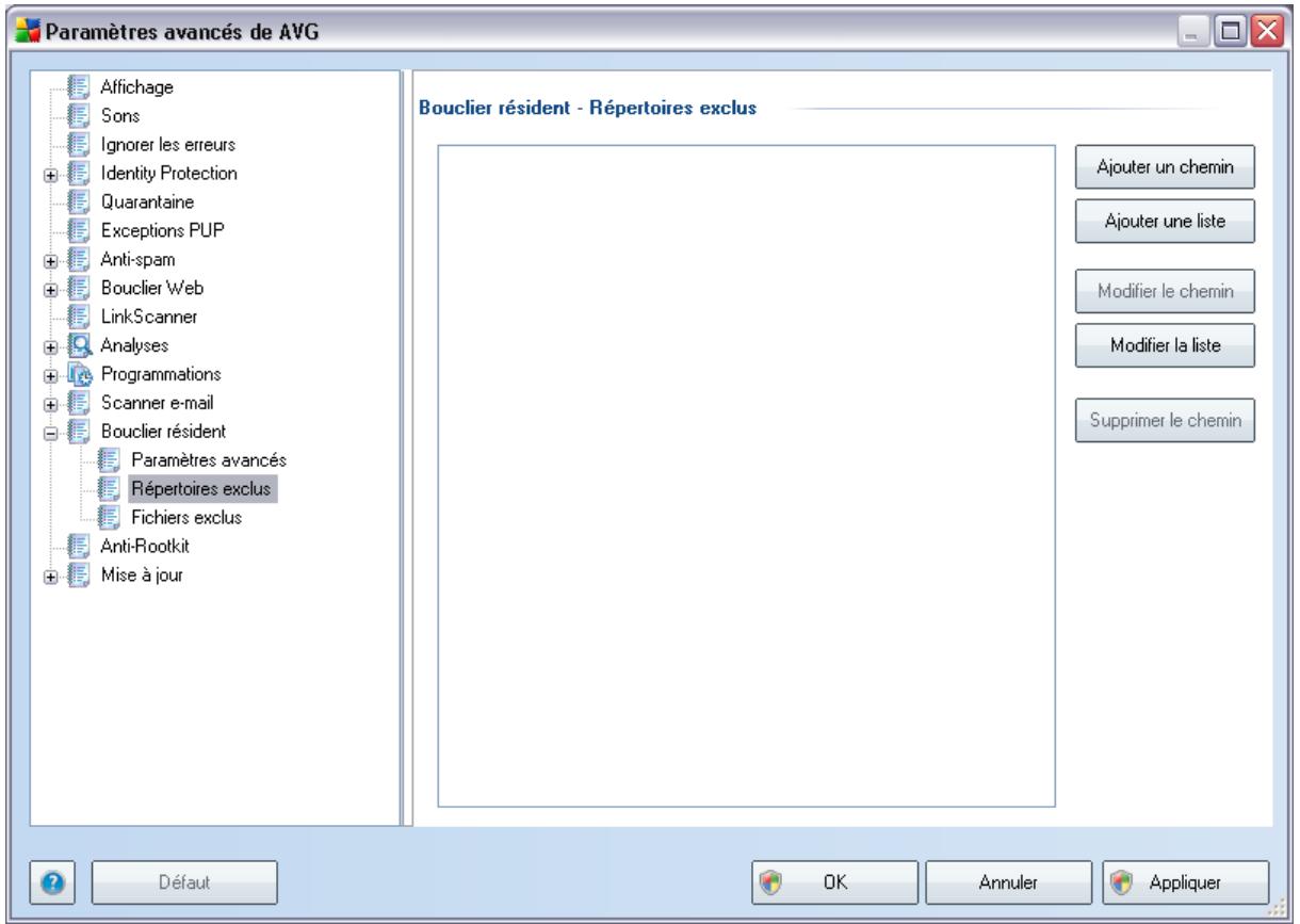 GRISOFT AVG 9 ANTI-VIRUS - Répertoires exclus - 1