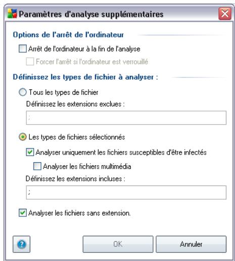 GRISOFT AVG 9 ANTI-VIRUS PLUS PARE-FEU - Modification de la configuration de l'analyse - 2
