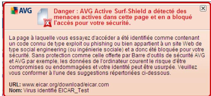 GRISOFT AVG 9 ANTI-VIRUS PLUS PARE-FEU - AVG active surf-shield - 1