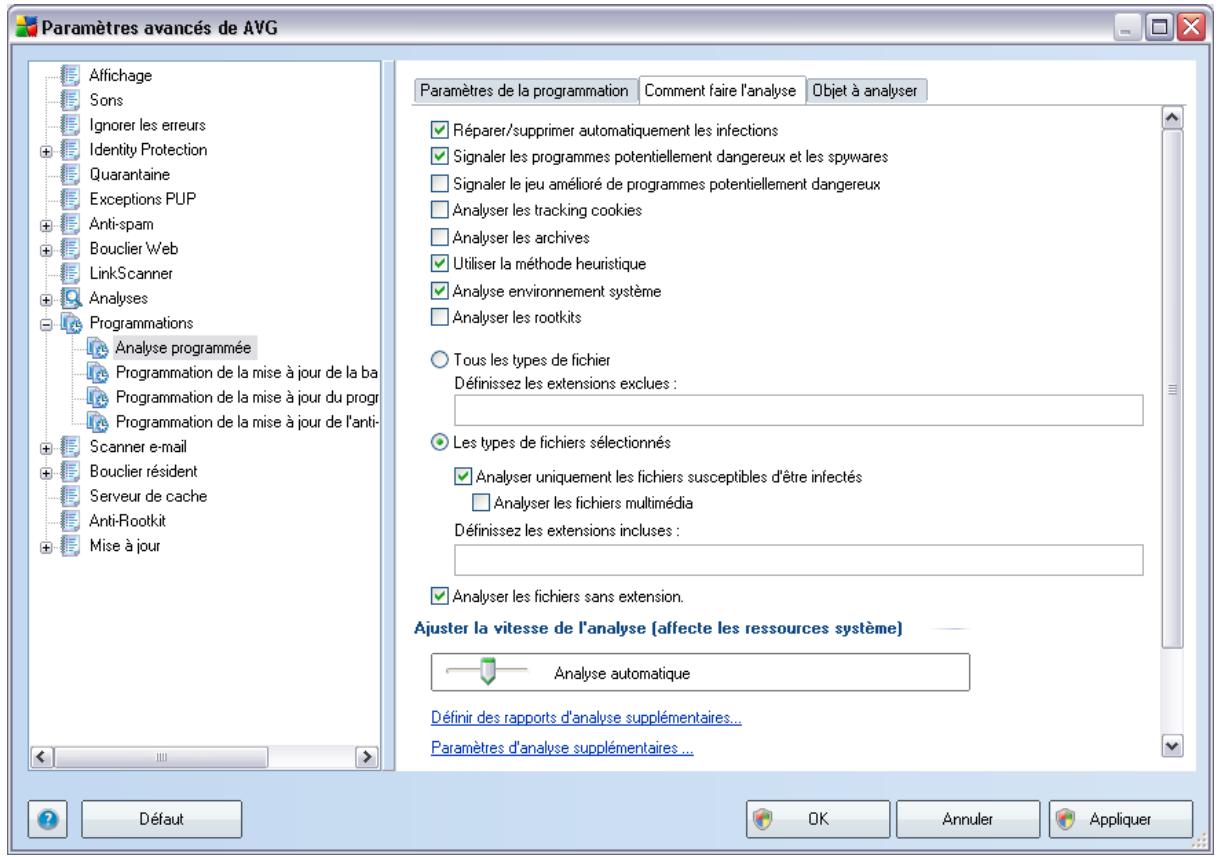 GRISOFT AVG 9 ANTI-VIRUS PLUS PARE-FEU - Options avancées de la programmation - 3