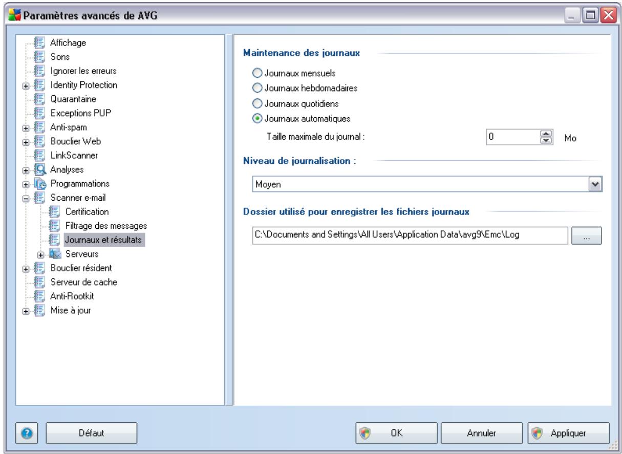 GRISOFT AVG 9 ANTI-VIRUS PLUS PARE-FEU - Journaux et résultats - 1