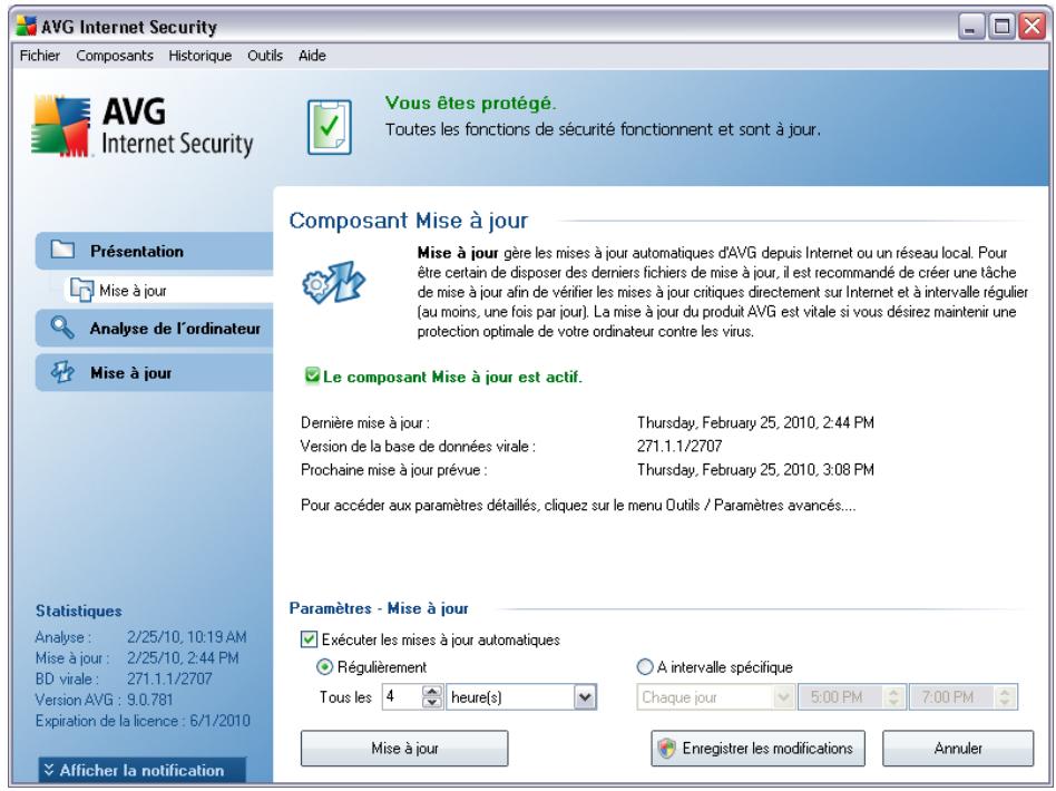 GRISOFT AVG 9 ANTI-VIRUS PLUS PARE-FEU - Interface du composant mise à jour - 1