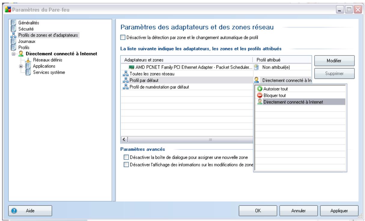 GRISOFT AVG 9 ANTI-VIRUS PLUS PARE-FEU - Profils de zones et d'adaptateurs - 1