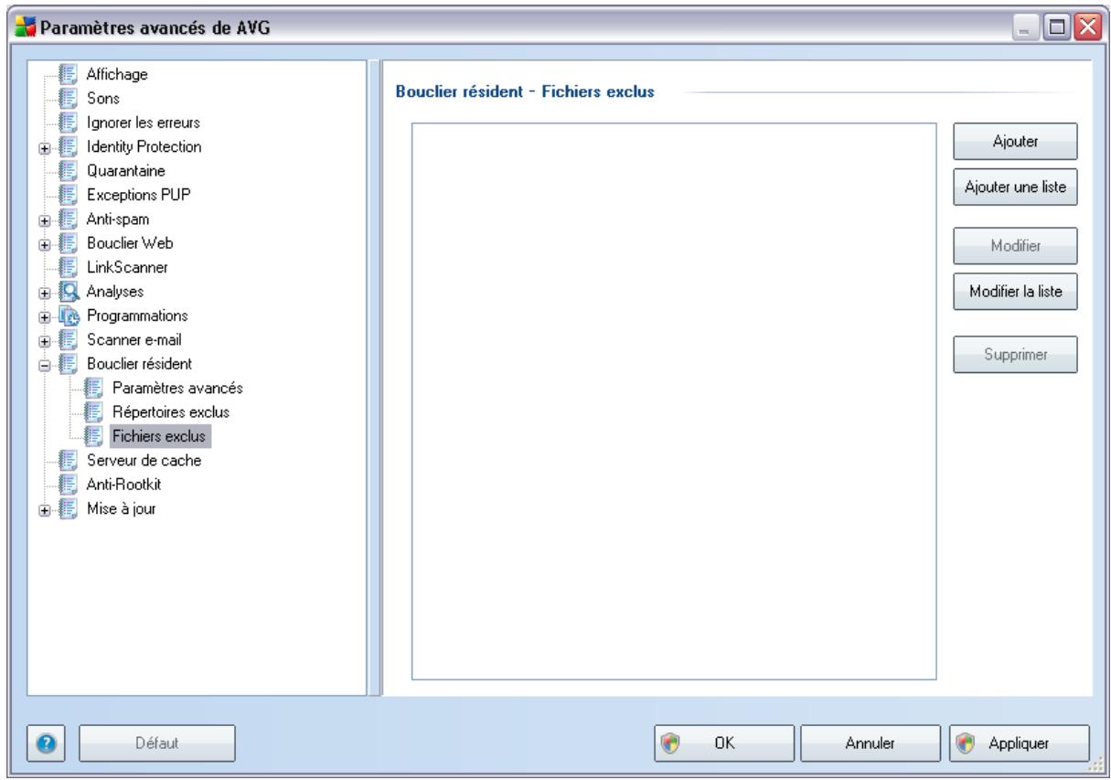 GRISOFT AVG 9 ANTI-VIRUS PLUS PARE-FEU - Fichiers exclus - 1