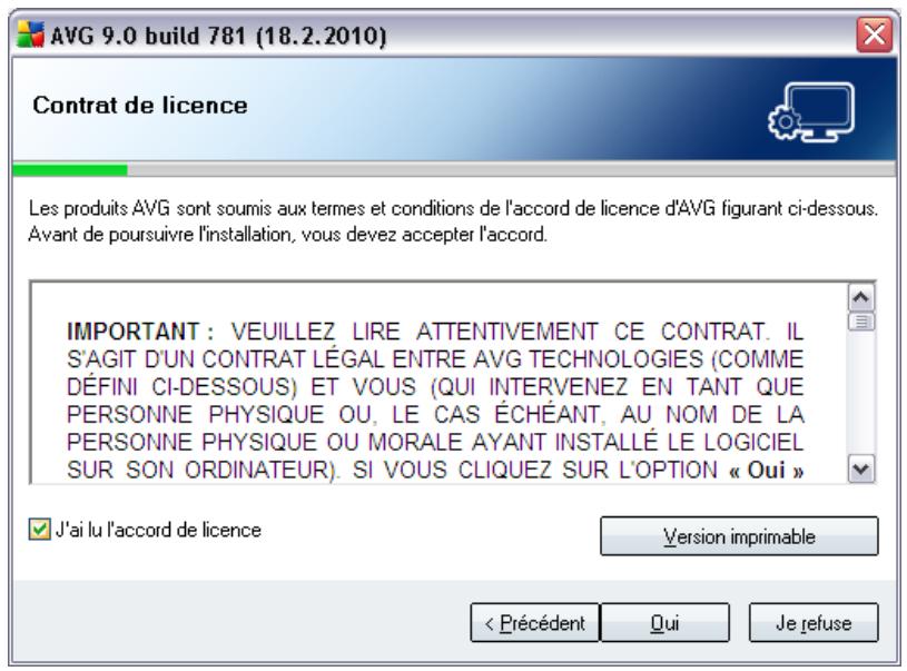 GRISOFT AVG 9 ANTI-VIRUS PLUS PARE-FEU - Contrat de licence - 1