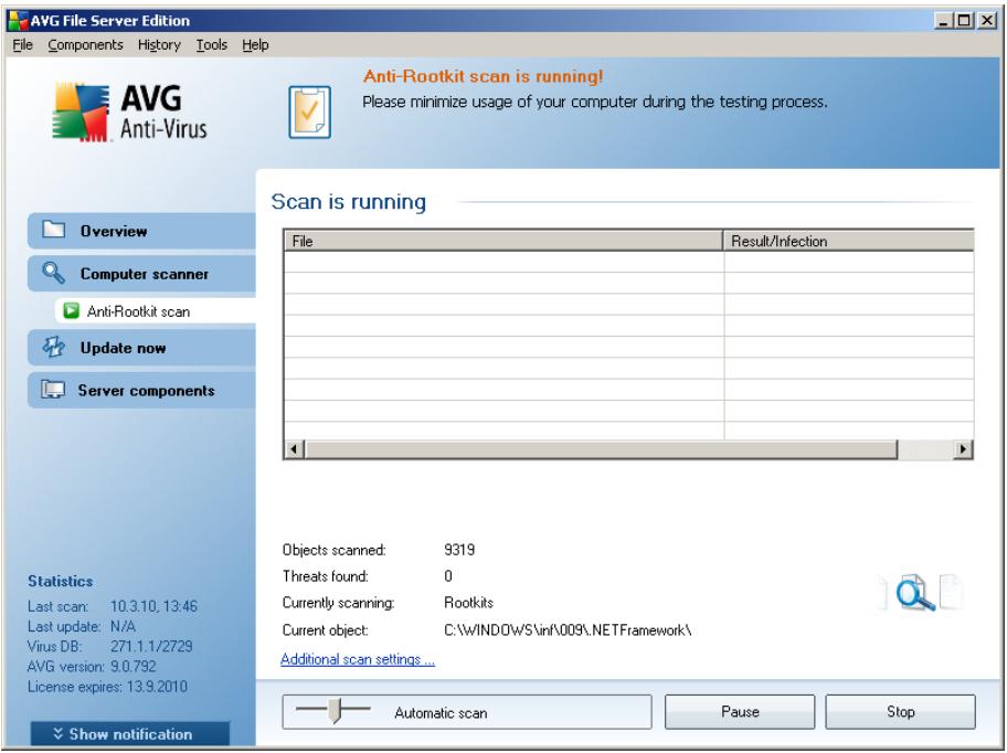 GRISOFT AVG 9.0 FILE SERVER - Scan launch - 1