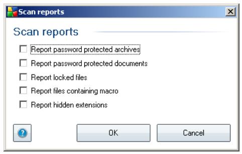GRISOFT AVG 9.0 FILE SERVER - Set additional scan reports ... - 1