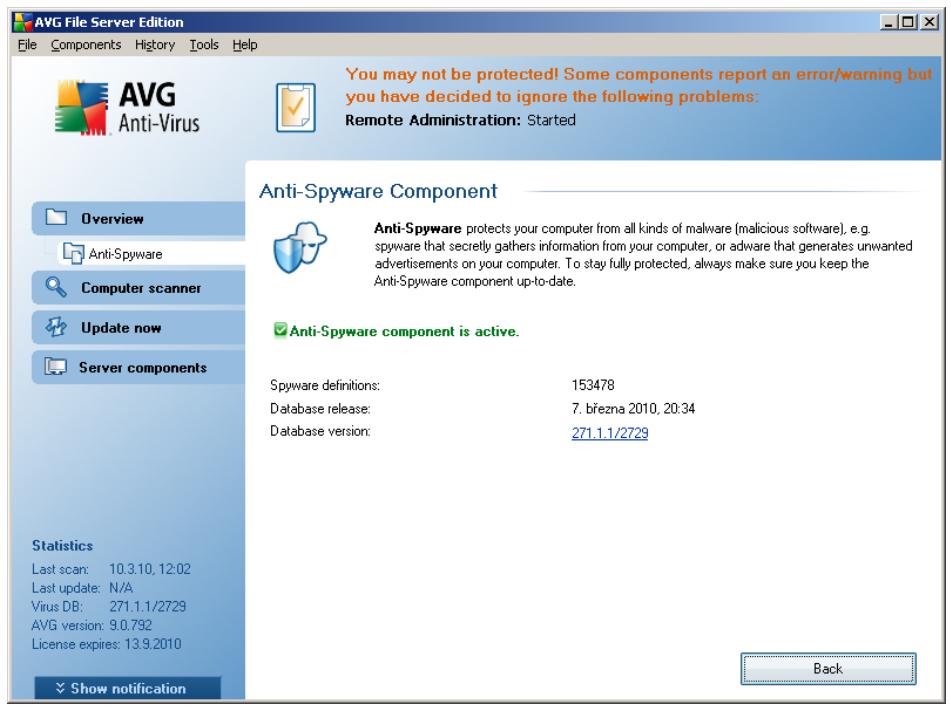 GRISOFT AVG 9.0 FILE SERVER - Anti-Spyware Interface - 1